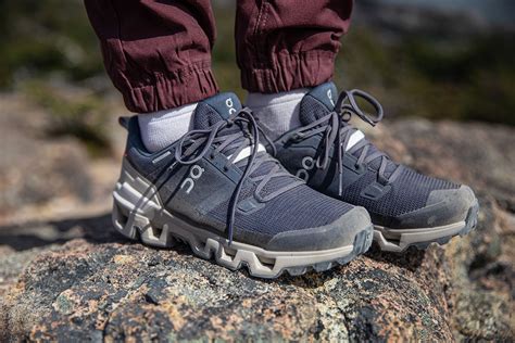 on cloudwander waterproof hiking shoe.